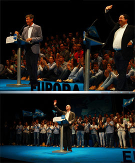 Acto de cierre de campaña de las elecciones europeas del Partido Popular en el Teatro Principal