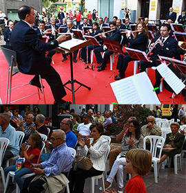 La Banda Municipal de Castellón con Castelló Negre