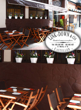 Nuevo ambiente en la terraza del restaurante Link-Down & Cia