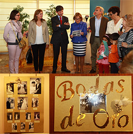 Inauguración de la exposición Bodas de Oro