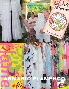 Las tiendas de Armario Flamenco y Dalias Ibicencas llevaron su moda a la terraza del Casino