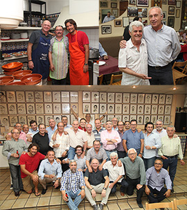 Cena de  los miembros de Moros d´Alquería