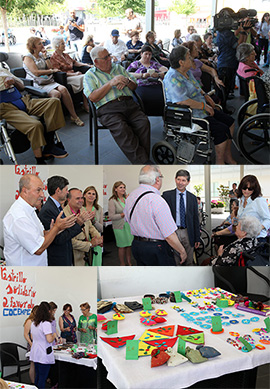 Mercadillo solidario de la Residencia Azahar a beneficio de Cocemfe