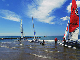 Los catamaranes de Benicàssim también participarán en la Regata Costa Azahar