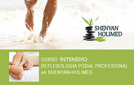 Curso intensivo Reflexología Podal Profesional en Shenyan Holimed