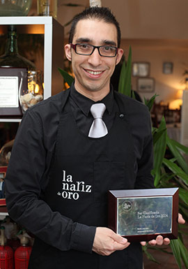 Sergio Rodríguez Fontanet de Restaurante Mediterráneo, 3º Nariz de Oro 2014