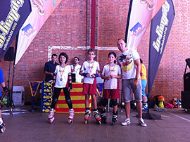 Los alumnos del Colegio Lledó disputan con éxito el I Trofeo Escolar de Patinaje