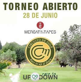 Torneo de golf abierto Circuito Up&Down Mercat de les Tapes para el 28 de junio