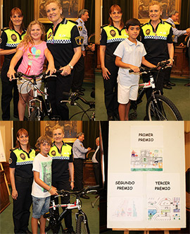 Entrega de premios del V Concurso Escolar Municipal de Dibujo de Educación Vial