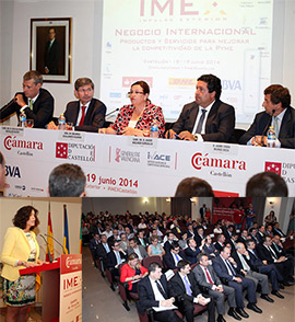 Inauguración de IMEX Castellón, feria de negocio internacional e inversiones