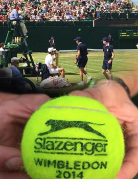 Roberto Bautista en la tercera ronda de Wimbledon