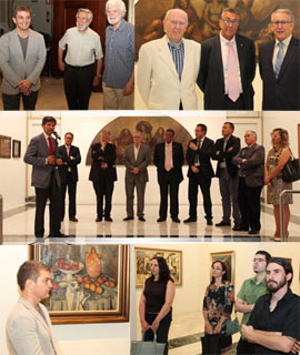 Inauguración de la exposición El Cenáculo del Arte - Bicentenario del Casino Antiguo de Castellón