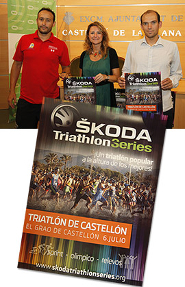 Presentación del 'Skoda Triathlon Series' de Castellón