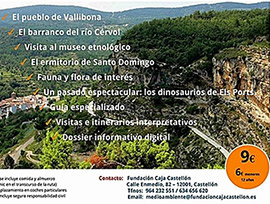 Vallibona y el barranco del río Cérvol, próxima salida de Castellón en Ruta