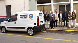 El Rotary Club Vila-real dona un vehículo industrial de reparto a la Fundació Primavera per la Salut Mental