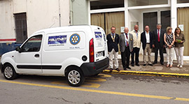 El Rotary Club Vila-real dona un vehículo industrial de reparto a la Fundació Primavera per la Salut Mental