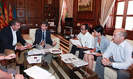 UBE, ciudad japonesa, invita a Castellón a la participación en su Bienal Artística de 2015