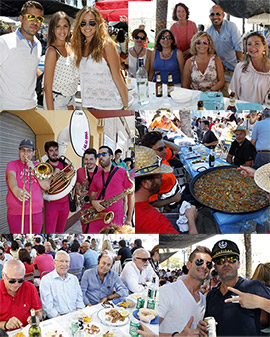 Imágenes de las paellas de Sant Pere en el Grao de Castellón