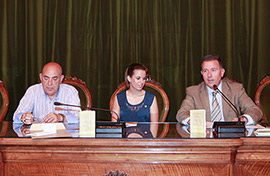 Presentación de un facsimil  dentro de los actos de las fiestas en honor a Sant Cristòfol