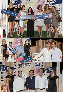 Presentación de la II Estrella Damm Castellón Open de Pádel