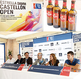 Presentación oficial del “Estrella Damm Castellón Open”