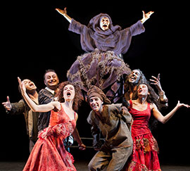Representación de Tartuf en el Festival de Teatro Clásico del Castillo de Peñíscola