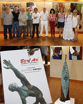 Exposición de escultura y pintura Beni-Art en el Edificio Moruno del Grao de Castellón