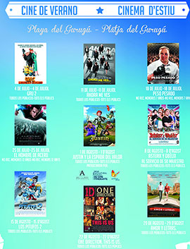 Cine de verano en la playa del Gurugú de Castellón
