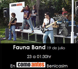 Concierto de Fauna Band en Como Antes Benicàssim