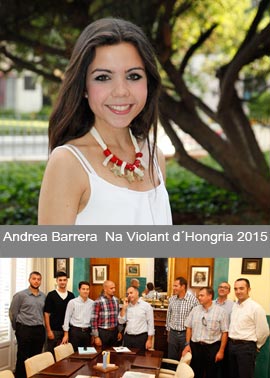 Andrea Barrera Ribes nombrada Na Violant d´Hongria 2015