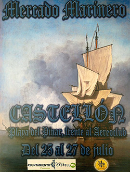 Mercado Marinero en la playa del Pinar de Castellón