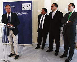 Visita a las obras del nuevo centro de Salud de Onda