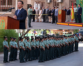 Presentación de los nuevos agentes de la Guardia Civil en Castellón