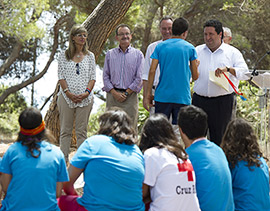Visita al Campamento Juvenil Jaume I de Alcossebre