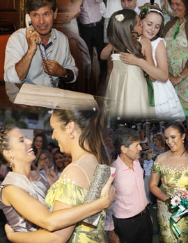 Dunia y Cristina celebran con dos grandes fiestas su nombramiento como Reinas Magdalena 2015