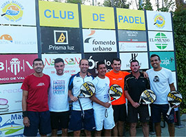 Roberto Bautista en el Club de padel Torre Bellver