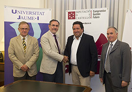 La Diputación aporta 97.000 euros a la UJI para investigación y el desarrollo de actividades culturales por toda la provincia