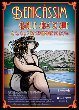 María Griñó ilustra el cartel de Benicàssim Belle Èpoque 2014
