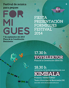 Fiesta presentación de  Formigues Festival 2014