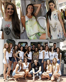 Pilar Irigoyen viste a las participantes de la Gala de elección Miss World Castellón