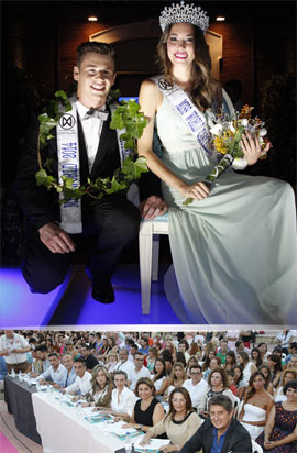Mónica Osorio  y David Salla coronados Miss y Míster World 2014 Castellón