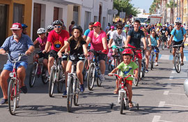300 personas participan en una nueva edición de la marcha en bici en Nules