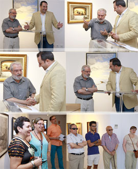 Inauguración de una interesante exposición de Mariano López en Benicàssim