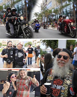 Fin de semana de concentración Harley en Oropesa