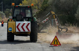 913 kilómetros de caminos rurales reparados para mejorar los accesos en 47 municipios de la provincia