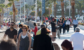 El turismo nacional consolida el crecimiento de un 5,35% de los visitantes a la provincia de Castellón hasta el mes de julio