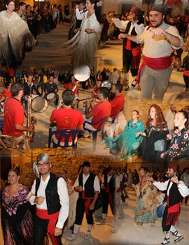 El baile del Ball Pla en Ares del Maestrat como fin de fiestas