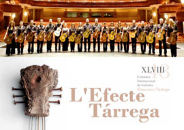 La Orquesta de Guitarras de Barcelona protagonista este sábado de L´Efecte Tàrrega