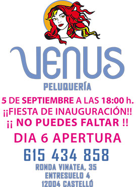 Fiesta de inauguración de Venus Peluquería