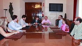 Firma del contrato para el inicio de las obras en el edificio de la antigua sede de Hacienda de Castellón
